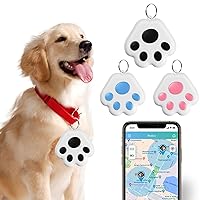 GPS Tracker for Pets, Portable Bluetooth Intelligent Anti-Lost Device for Luggages/Kid/Pet/Wallet and More, Keys Finder, Bi-Directional Search, App Locator (Black)