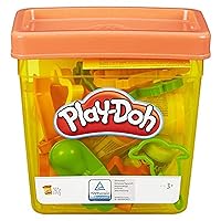 Fun Tub Playset, Starter Set for Kids with Storage, 18 Tools, 5 Non-Toxic Colors, Preschool Toys, Ages 3+ (Amazon Exclusive)