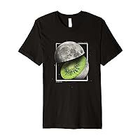 Cute Kiwi Fruit Realistic Kiwi Design Quote Colorful Art Premium T-Shirt