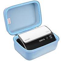 BOVKE Hard Travel Case for OMRON Evolv Bluetooth Wireless Upper Arm Blood Pressure Monitor BP7000 HEM-7600T-BK, Blue