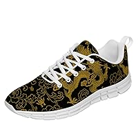 Dragon Shoes for Men Women Running Shoes Comfortable Walking Tennis Asia Style Sneakers Gifts for Girl Boy