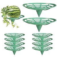 Melon 10Pcs Watermelon Trellis Heavy Duty 6.5 in Plastic Plant & Garden Melon Strawberry Supports Protector Avoid Ground Rot for Watermelon Squash Pumpkin