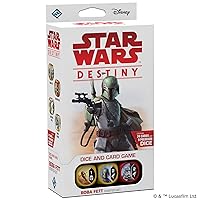 Star Wars Destiny Boba Fett Starter Set | Collectible Dice and Card Game | Strategy Game for Adults and Kids | Ages 10+ | 2 Players | Average Playtime 30 Minutes | Made by Fantasy Flight Games , White