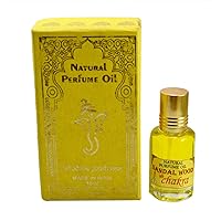 Natural Perfume sandalwood Fragrance 100% Pure Natural Oil 10ml Made in india(Roller Bottle)
