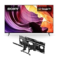 Sony 75 Inch 4K Ultra HD TV X80K Series: LED Smart Google TV with Dolby Vision HDR KD75X80K- 2022 Model w/SU-WL855 Ultra Slim Wall-Mount Bracket for Select BRAVIA OLED and LED TVs