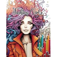 fashion girl Chic Couture: Coloring book for adults about fashion: A Creative Journey through Fashion and Color (Italian Edition)