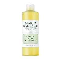 Citrus Body Cleanser - Lightweight Shower Gel Body Soap with Grapefruit and Orange Peel Extracts - Fresh and Moisturizing Body Wash for Men and Women