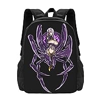 Anime Monster Musume Rachnera Backpack Unisex Large Capacity Knapsack Casual Travel Daypack Adjustable Bags