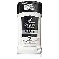Degree Deodorant 2.7 Ounce Mens Ultra Clear Black & White, 2.7 Ounce (Pack of 6)
