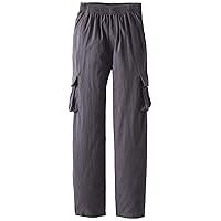 Wes and Willy Big Boys' Cargo Pant with Full Elastic Waist