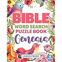 Bible Word Search Puzzle Book Large Print: for Women (Spanish Edition)