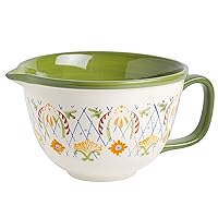 Laurie Gates by Gibson Hand Painted Tierra Mix and Match Bakeware Set, Batter Bowl (2qt), Assorted