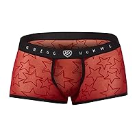 Mens Red Starr Boxer Brief
