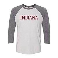 NCAA Basic Block, Team Color 3/4-Sleeve Raglan T Shirt, College, University