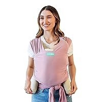 Moby Wrap Baby Carrier | Classic | Baby Wrap Carrier for Newborns & Infants | #1 Baby Wrap | Go to Baby Gift | Keep Baby Safe & Secure | Adjustable for All Body Types | for Moms & Dads | Dusty Rose