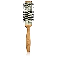 ARROJO Medium Ceramic Round Hair Brush - Round Brush for Blow Drying & Styling – Bristle Hair Brushes for Women & Men – Hairbrush to Smooth & Add Shine – Bristle Hair Brush Great for Mid-Length Styles
