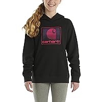 Carhartt Girls' Pullover Hoodie Graphic Sweatshirt