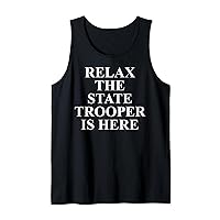 State Trooper Apparel - Funny Troopers Novelty Design Tank Top