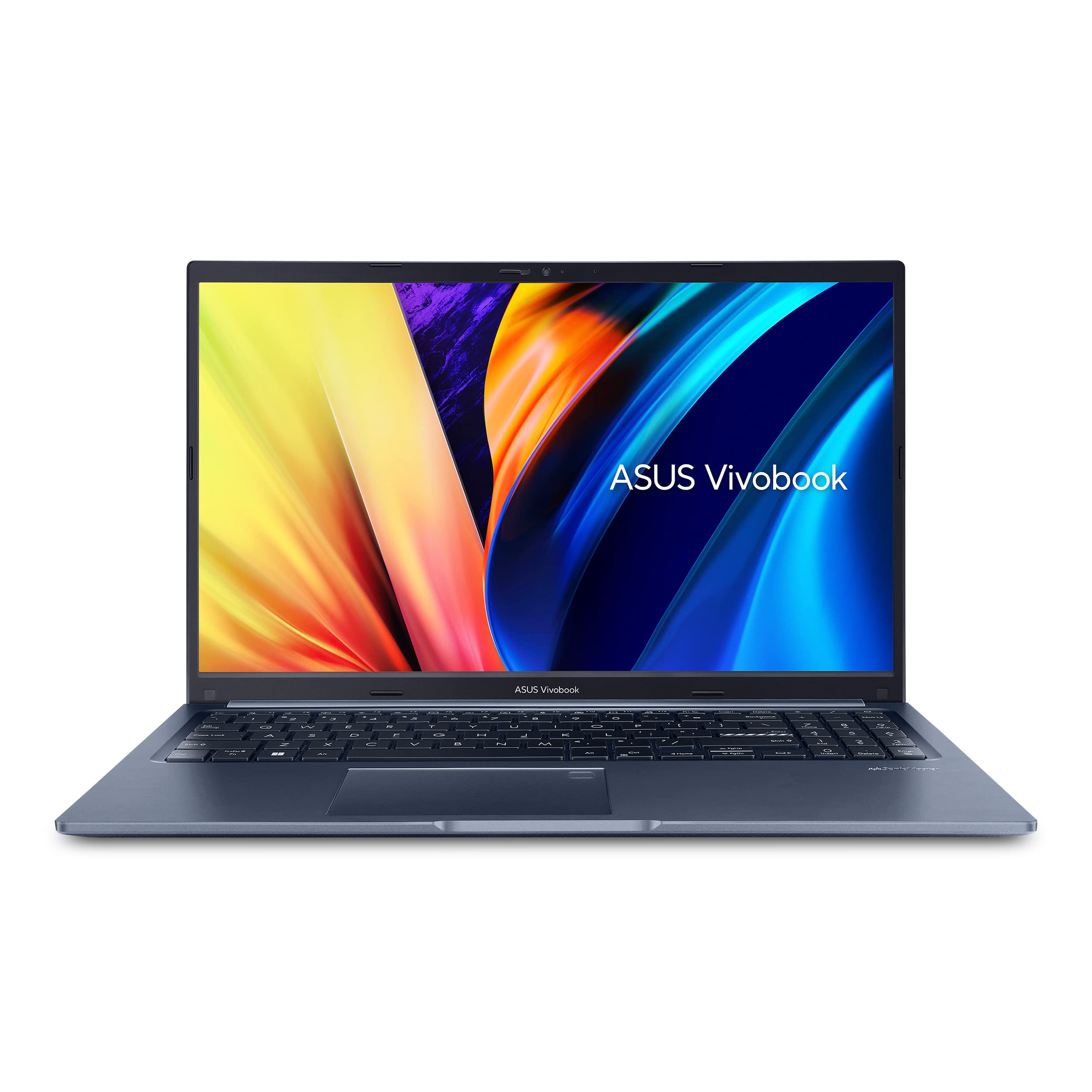 ASUS VivoBook 15 Slim Laptop, 15.6 inch FHD Display, Intel Core i5-1240P CPU, Intel Iris Xe Graphics, 8GB RAM, 512GB SSD, Fingerprint Sensor, Windows 11 Home, Quiet Blue, F1502ZA-DS52