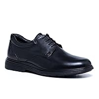 Mens Extra Wide Fit Simon Black Lace Up Formal Office Shoes