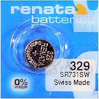Renata TS-329-10 No.329 Silver Oxide Battery44; Pack - 10