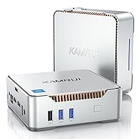 KAMRUI Mini PC,12th Intel Alder Lake- N95 up to 3.4 GHz,16GB RAM+1TB M.2 SSD, Mini Computer Support 2.5