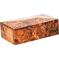 Hand Carved Wooden Multipurpose Keepsake Jewelry Decorative Art Box Storage Organizer (Large wood Box,Antique) (LARGE)