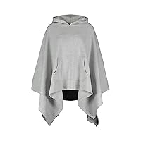 MV Sport Ladies Sweatshirt Blanket Poncho Hoodie - Poncho Sweatshirt Hooded Blanket - Pullover Ponchos for Women