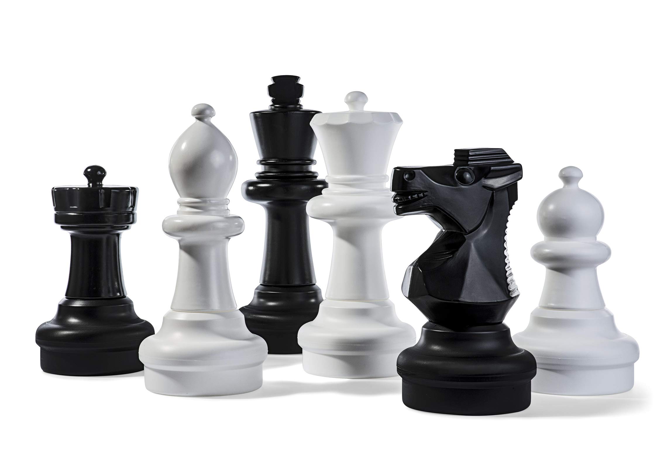 Kettler Giant Chess Pieces Complete Set with 25 Inches Tall King - White and Black