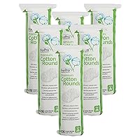 ForPro Professional Collection Premium Cotton Rounds, 100% Cotton, Non-Tearing, Lint-Free, for Cosmetic, Nail, and Personal Use, 2.25