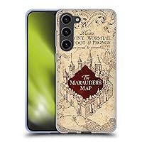 Head Case Designs Officially Licensed Harry Potter The Marauder's Map Prisoner of Azkaban II Soft Gel Case Compatible with Samsung Galaxy S23+ 5G