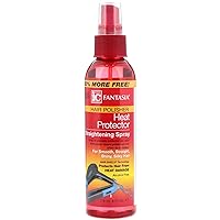 Fantasia Hair Polisher Heat Protector Straightening Spray, 6 oz (Pack of 4)