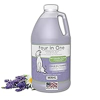 Wahl USA 4-in-1 Calming Pet Shampoo for Dogs – Cleans, Conditions, Detangles, & Moisturizes with Lavender Chamomile - Pet Friendly Formula – 64 Oz - Model 821000-050