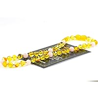 Baltic Amber Necklace - Natural Amber from Baltic Region, Genuine Amber 13 inch.