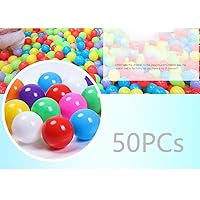 Kids 5.5cm Balls Baby Toys Ocean Balls for Play Pool Fun Colorful Soft Plastic Ocean Ball Bulk Gifts Under 5 Dollar Cheap Stuff Coupons and Promo Codes Easter Decorations