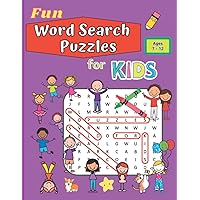 Fun Word Search Puzzles for Kids Ages 7 to 12: 101 Themed Puzzles with Matching Illustrations