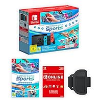 Nintendo Switch plus Nintendo Switch Sports (pre-installed) and 3 months Nintendo Switch Online Membership (Internet required) Nintendo Switch plus Nintendo Switch Sports (pre-installed) and 3 months Nintendo Switch Online Membership (Internet required) Nintendo Switch