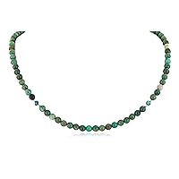$200Tag Certified Silver Navajo Natural Turquoise Green Native Necklace 18223 Made By Loma Siiva