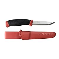Morakniv M-14071 Companion Sandvik Stainless Steel Fixed-Blade Knife with Sheath, 4.1