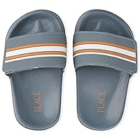 The Children's Place Boy's Stripe Slides Slipper