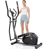 YOSUDA Compact Elliptical Machine - Elliptical Machine for Home Use with Hyper-Quiet Magnetic Drive System, 16 Levels Adjustable Resistance, with LCD Monitor & Ipad Mount