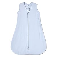 HALO Sleepsack Supersoft Wearable Blanket, Viscose Made from Bamboo, Sleeping Bag for Babies, 1.5 TOG, 6 – 12 Months, Medium, Blue Fog