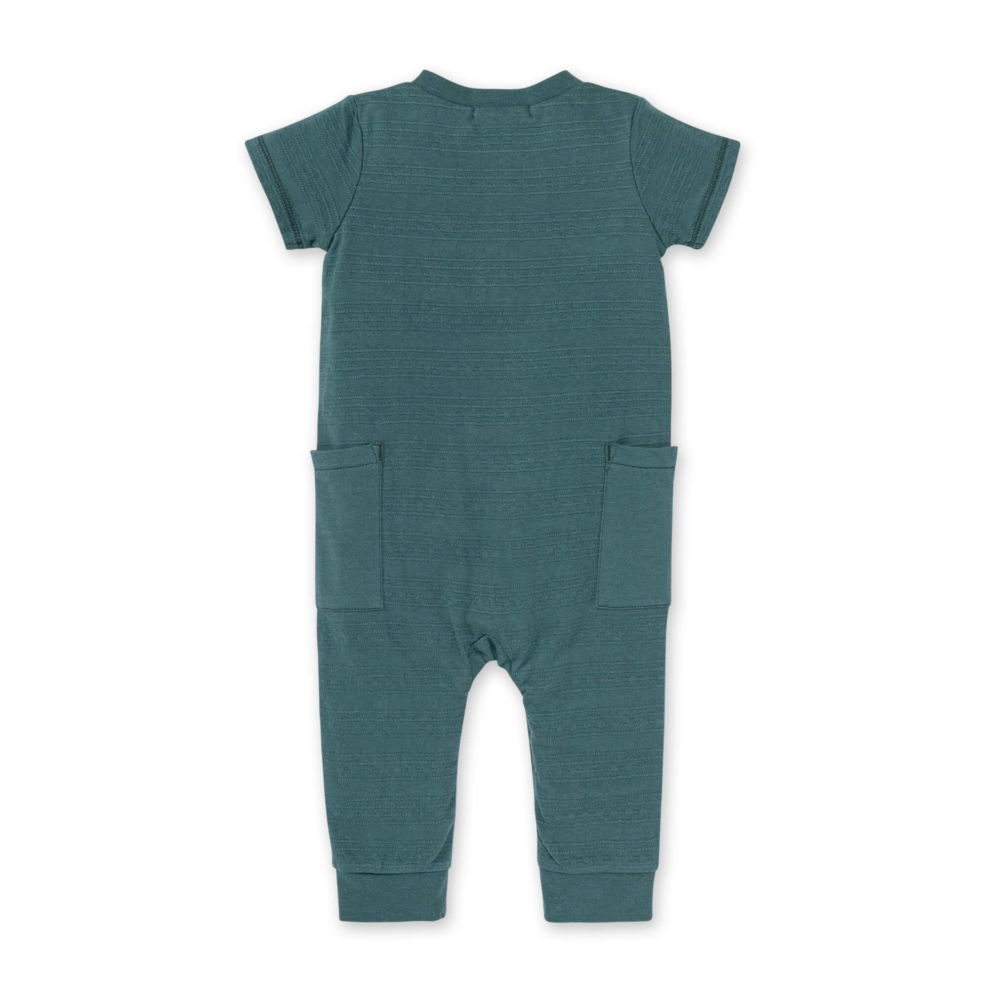 Burt's Bees Baby baby-boys Romper Jumpsuit, 100% Organic Cotton One-piece Short Sleeve Shortall, Long Sleeve Coverall