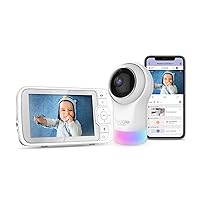 HUBBLE CONNECTED Nursery Pal Glow+ Smart Baby Monitor with 5