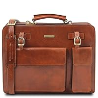 Tuscany Leather Venezia Leather briefcase 2 compartments