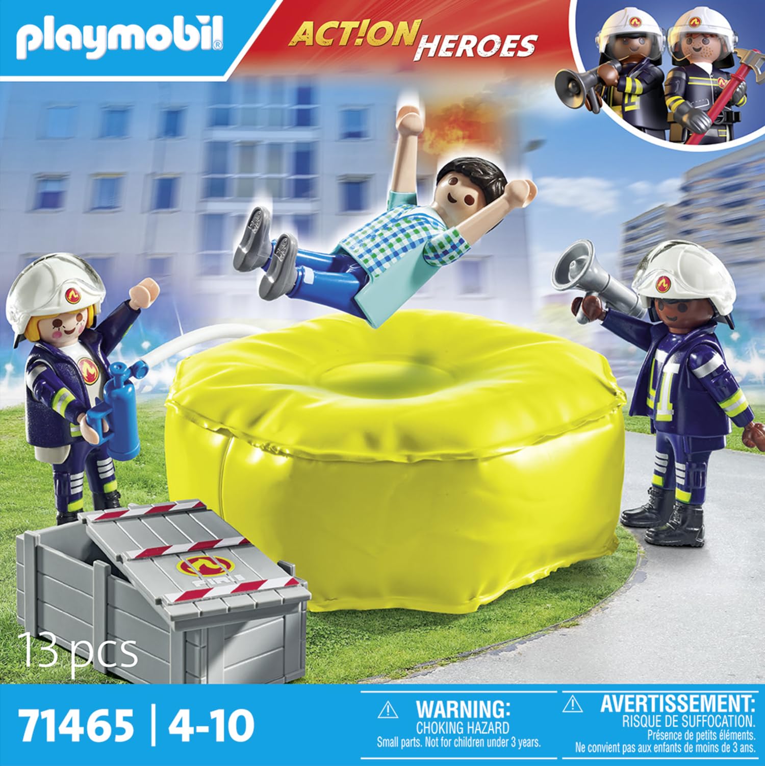 Playmobil 71465 Firefighter with Air Bag