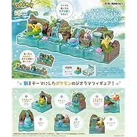 Rement Pokemon Atsumete Hirogaru! Pokemon World 2 Shinki no Izumi, Box Product, 6 Types, 6 Pieces, PVC