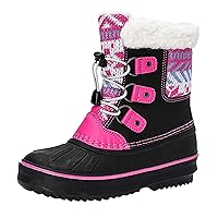 Girls Boots Shoes Girls Boys OutdoorBoots Warm Boots With Cotton Snow Boots Kids Boots for Girls Size 11