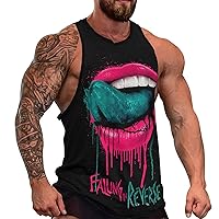 T-Shirt Men Tank Top Sleeveless Muscle T Shirts Beach Vest Shirt