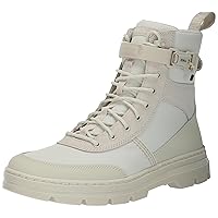 Dr. Martens Unisex Combs Tech Fashion Boot, Off White, 9 US Women